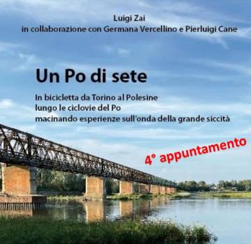 4° appuntamento per Luigi Zai e il suo libro 'Un Po di sete'