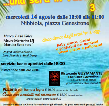 Evento di promozione sociale, culturale e dei prodotti del territorio a Nibbiola